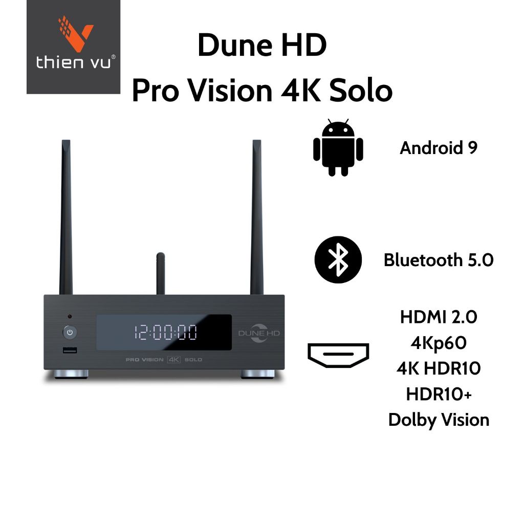 Android Tivi Box Dune HD Pro Vision 4K Solo | Shopee Việt Nam