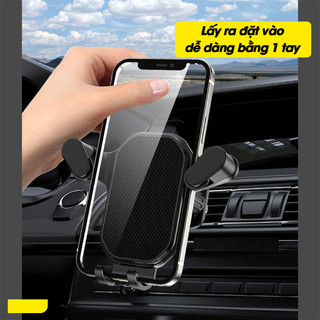 Giá Đỡ Điện Thoại Trên Ô Tô VERSION 10 Kẹp Gắn Cửa Gió Điều Hòa – Xoay 360 Độ Nhỏ Gọn Tiện Lợi