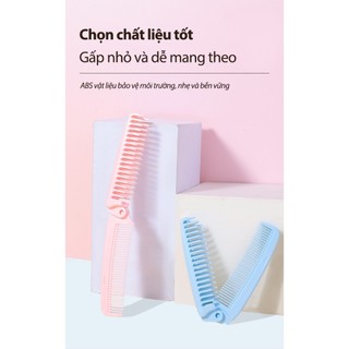 Lược Chải Tóc Lúa Mạch Gấp Gọn - Lược Chải Tóc Bỏ Túi Tiện Lợi - LMLTOP