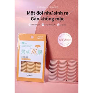 48 Miếng Dán Kích Mí Trong Suốt Lameila Tự Dính Dành Cho Trang Điểm Mắt Nam/Nữ - LMLTOP