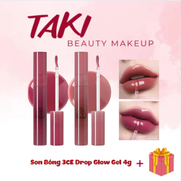 Son Kem Bóng 3CE Drop Glow Gel