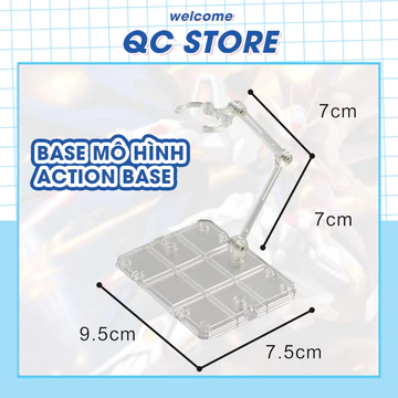 Đế Mô Hình Action Base lắp ráp cho mô hình gundam, shf, mô hình khớp QC Store #04D