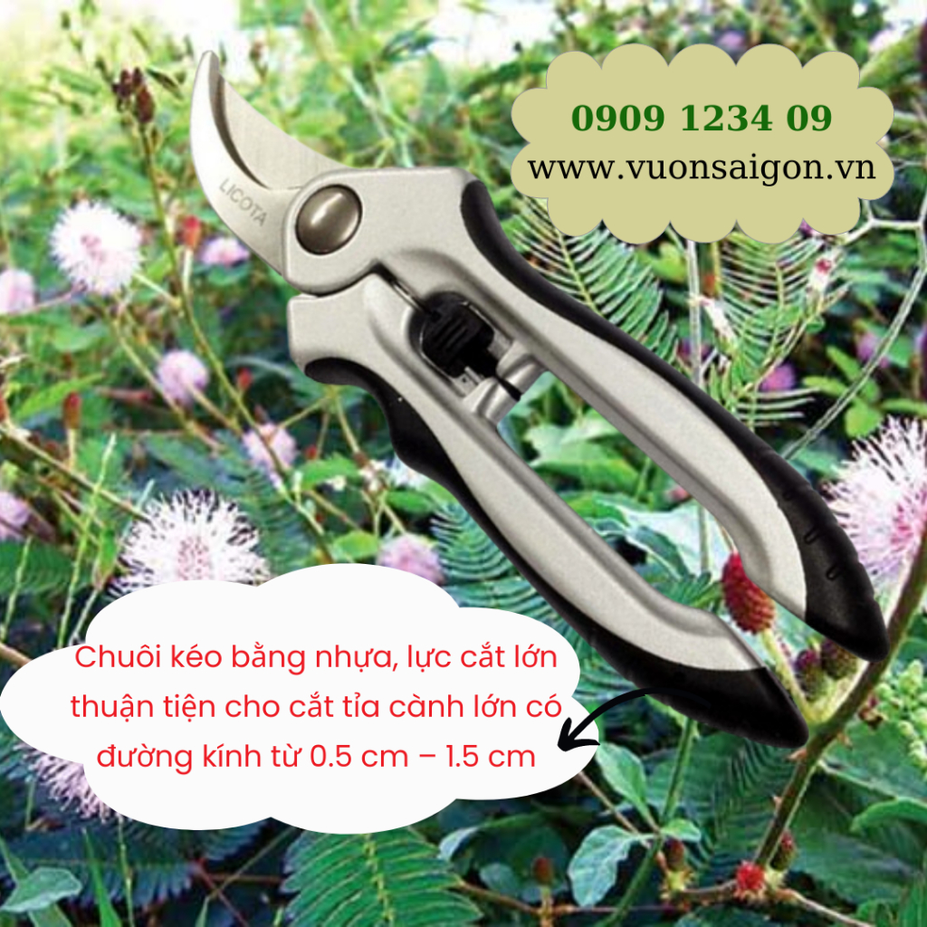Kéo cắt cành cong các loại (Licota, Wynn's, Sk5 Top, C-mart, LS+...) 12
