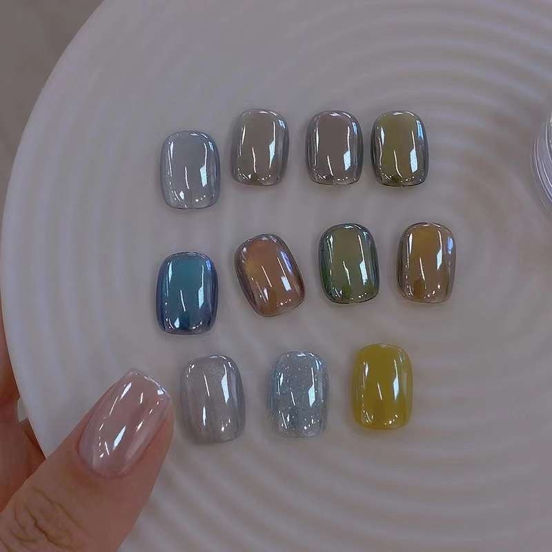 Tráng gương trắng trăng tráng giương cực quang,  Tráng gương trắng  cao cấp. phụ kiện nail chính hãng