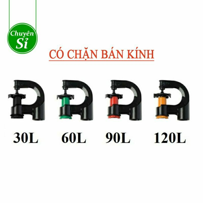 10 béc tưới g5 đuôi 10mm  xài ống 8x10 hoặc 10x12 , combo 10 béc