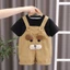Bộ quần áo yếm kaki cho bé trai bé gái Áo liền quần bodysuit cho trẻ sơ sinh yếm DOG SLH188
