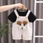 Bộ quần áo yếm kaki cho bé trai bé gái Áo liền quần bodysuit cho trẻ sơ sinh yếm DOG SLH188