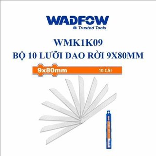 ĐỒ NGHỀ WADFOW Bộ 10 lưỡi dao rời 9x80mm WMK1K09