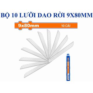 ĐỒ NGHỀ WADFOW Bộ 10 lưỡi dao rời 9x80mm WMK1K09