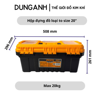 Hộp đựng đồ nghề Kim Khí Dung Anh, hộp dụng cụ 14 - 20" chính hãng