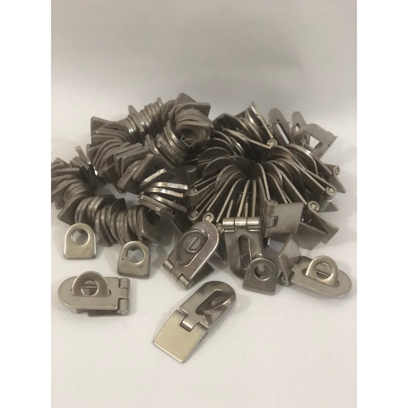 Bộ tai lật + tai khóa inox 304 dày đẹp,lỗ khóa phi 16 dày 5mm | Shopee ...