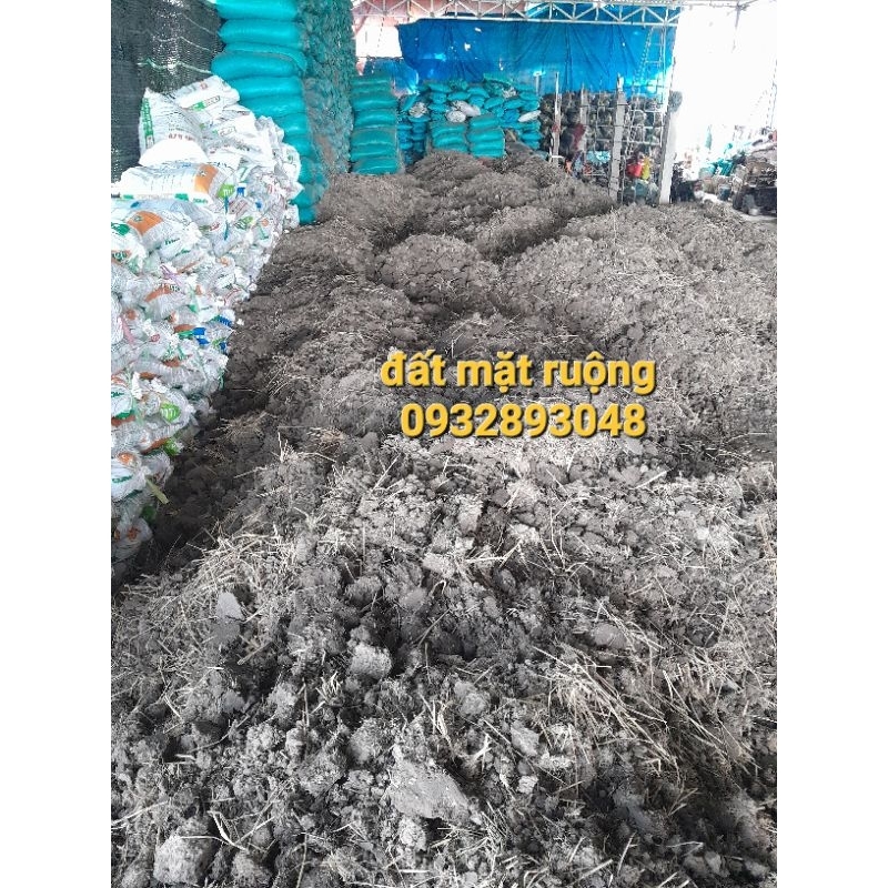 2kg Đất mặt ruộng còn rơm rạ,giàu chất dinh dưỡng cho cây trong ...