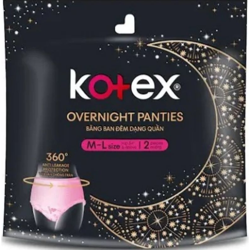 1 gói băng vệ sinh dạng quần Kotex 2 chiếc/gói
