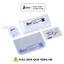 Mắt kính Unisex thời trang HONY - Gọng kim loại đen phối bạc thời trang A181