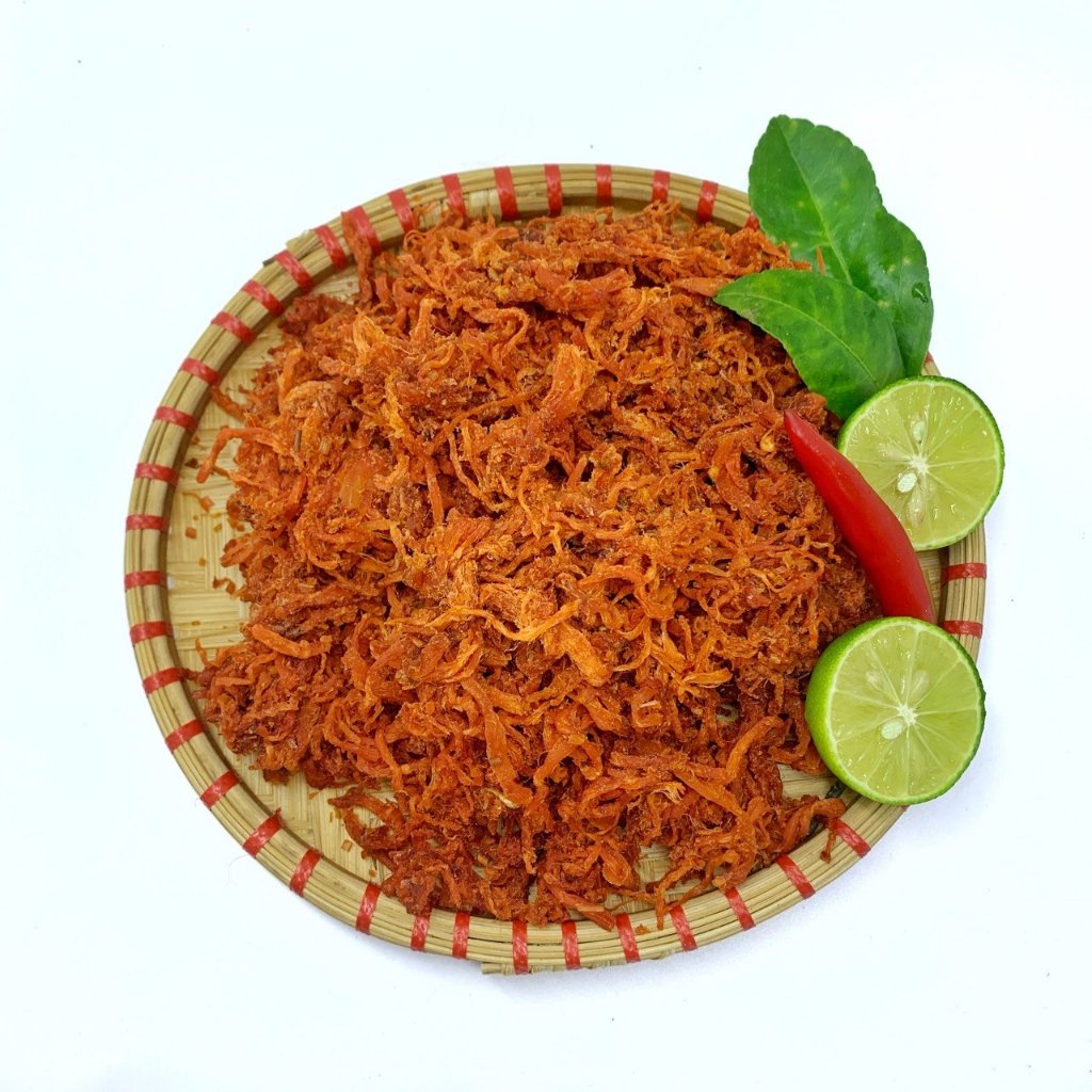 Khô Bò Xé Sợi Đỏ Khô Bò Ăn Vặt 500Gr KingFood