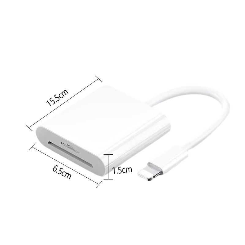 Đầu Đọc Thẻ Nhớ SD TF 2 Trong 1 dành cho cho điện thoại IPH laptop pc máy tính bảng đa năng nhiều cổng