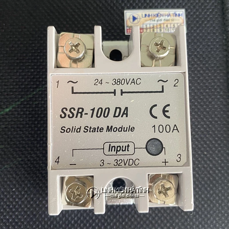 Rơle bán dẫn Fotek SSR-100 DA SSR-100DA 100A dùng cho nồi phở công nghiệp