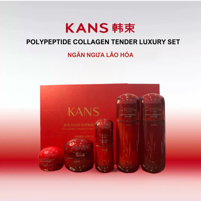 Bộ mỹ phẩm collagen tender luxury Kans Chính hãng | Shopee Việt Nam