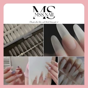 móng úp hạt gạo dài chuẩn fom đẹp nhám sẵn