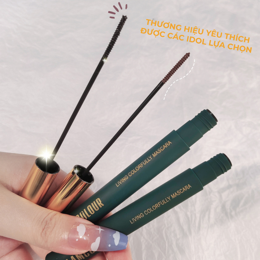 Mascara Glamcolour chuốt mi chống thấm nước giúp đôi mi dài và cong tự nhiên