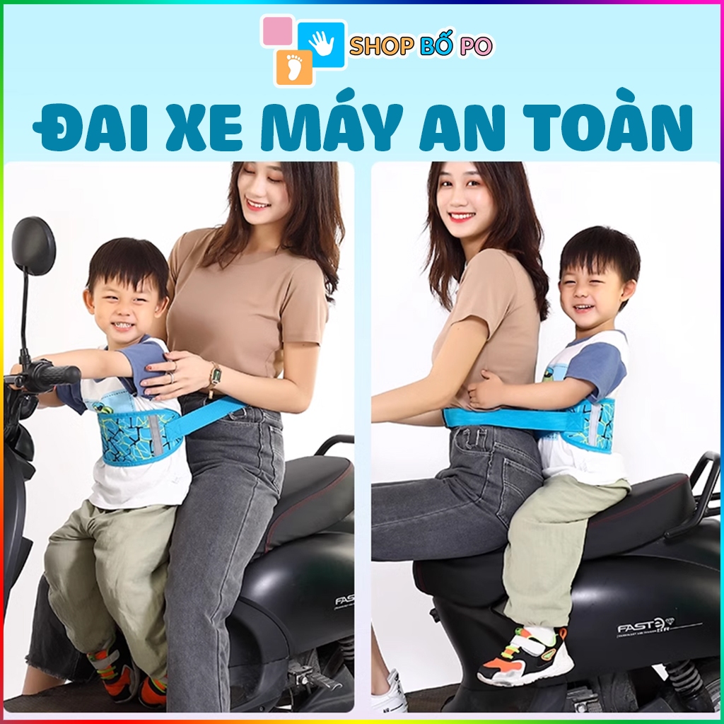 Đai đi xe máy cho bé - Đai xe máy giữ bé an toàn khi đi xe máy, xe máy ...