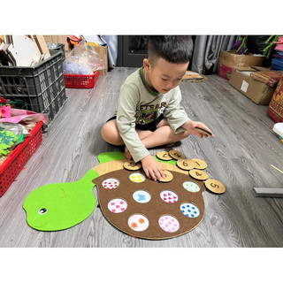 toán rùa con bằng gỗ