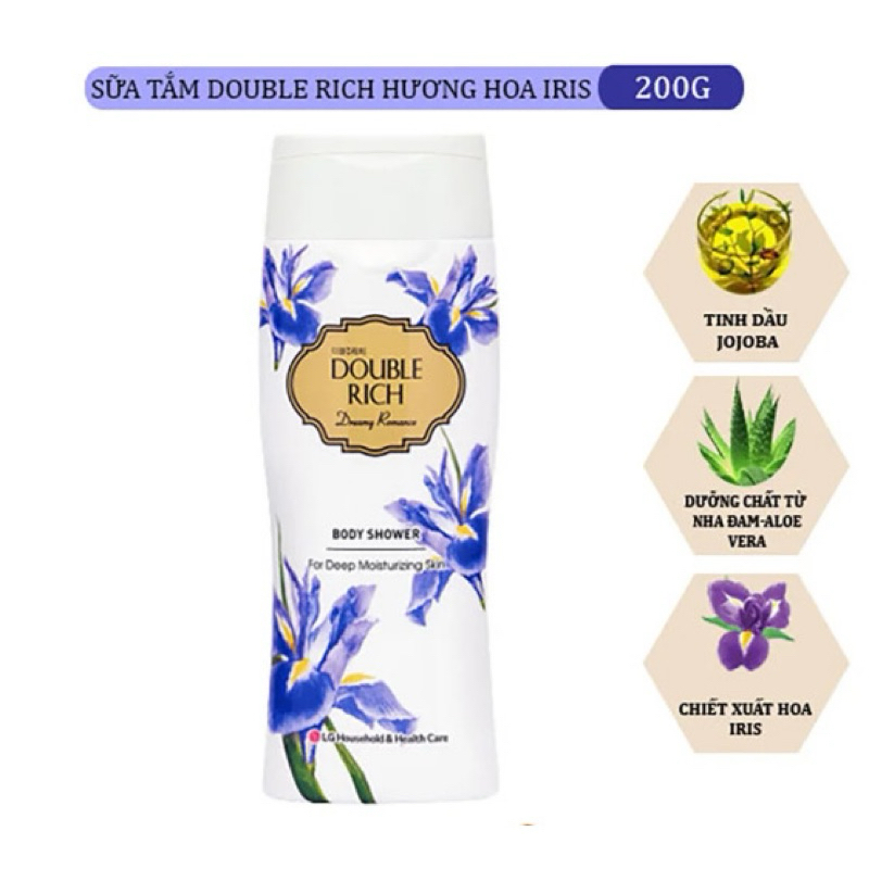 Sữa Tắm Double Rich Cân Bằng Ẩm Hương Nước Hoa 200G