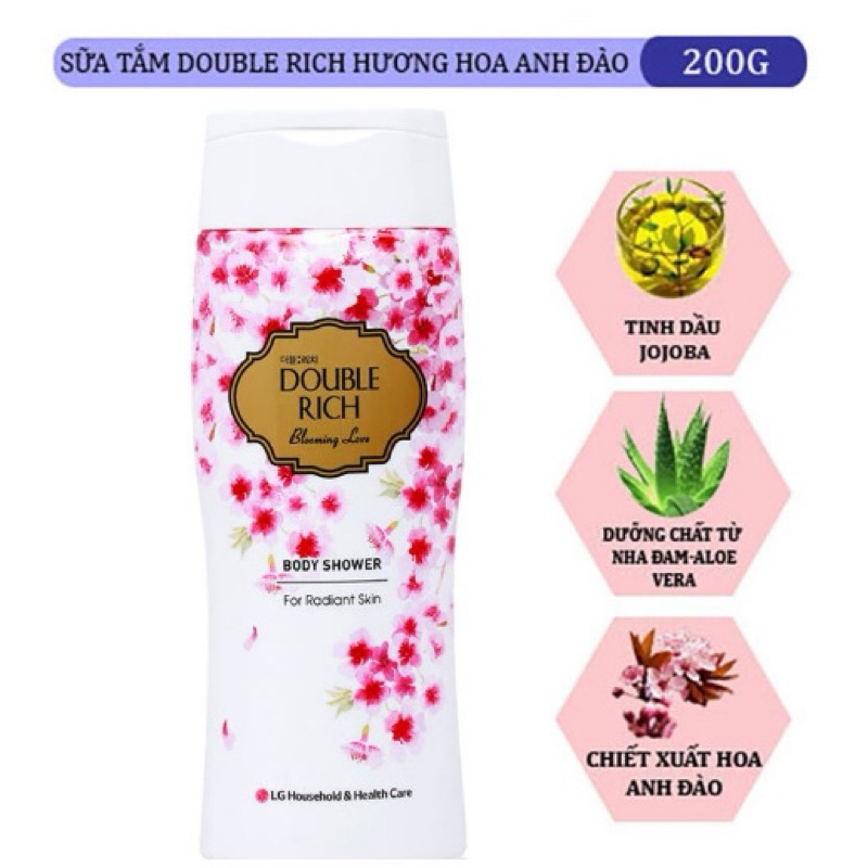 Sữa Tắm Double Rich Cân Bằng Ẩm Hương Nước Hoa 200G