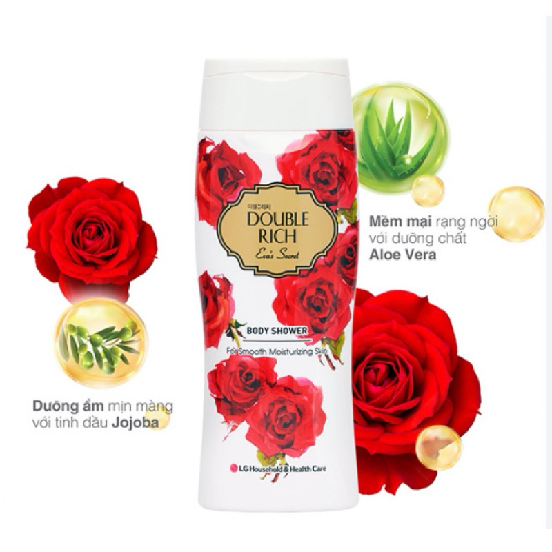 Sữa Tắm Double Rich Cân Bằng Ẩm Hương Nước Hoa 200G