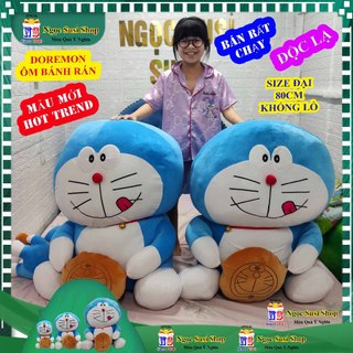 [HOT TREND] THÚ NHỒI BÔNG DORAEMON DOREMON ÔM BÁNH RÁN SIÊU TO KHỔNG LỒ ÔM NGỦ MẪU MỚI - gấu bông đồ chơi doll toy búp b