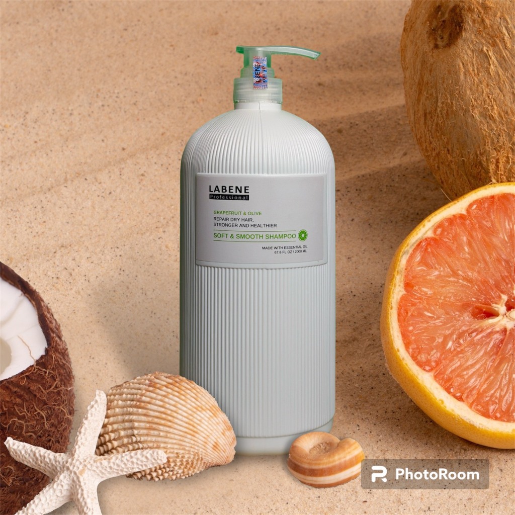 Ảnh Gội xả Collagen x2 đậm đặc phục hồi tóc hư tổn hiệu quả, làm mềm mượt mái tóc 2000ml*2 | LABENE 1