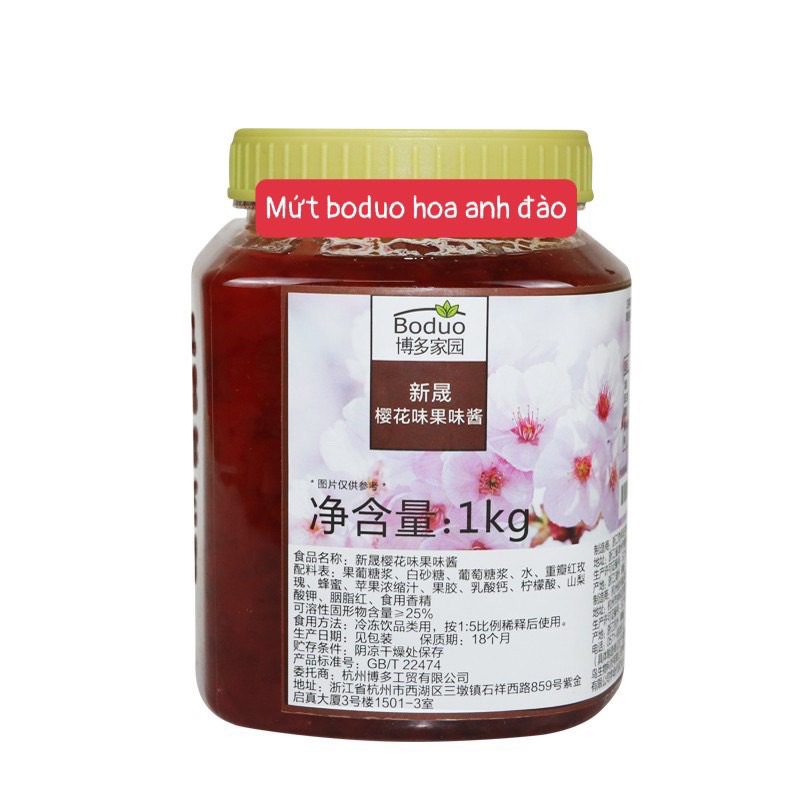 mứt sinh tố hoa anh đào bodou 1kg | Shopee Việt Nam