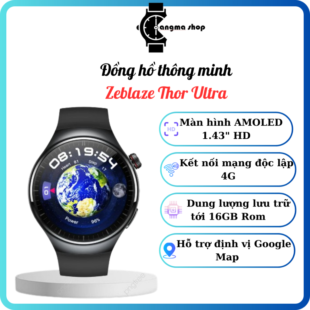 Zeblaze Thor Ultra Hệ điều hành Android Màn hình Amoled, Kết