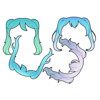 Đồ chơi bóc dán búp bê giấy Hatsune Miku - Búp bê giấy Pighandmade