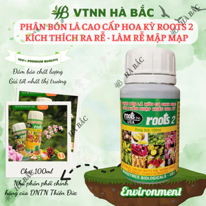 Phân bón lá cao cấp Hoa Kỳ Roots 2 - USA (100ml), kích ra rễ cực mạnh, dùng trong giâm cành chiết cành, giúp rễ mập mạp