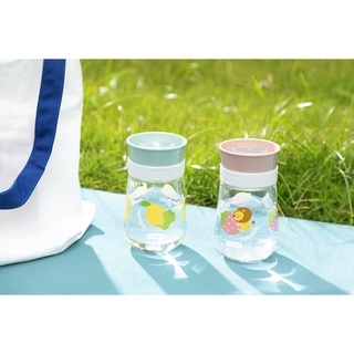 Bình tập uống thông minh Goki Circle an toàn dung tích 350ml - Chính hãng INOCHI