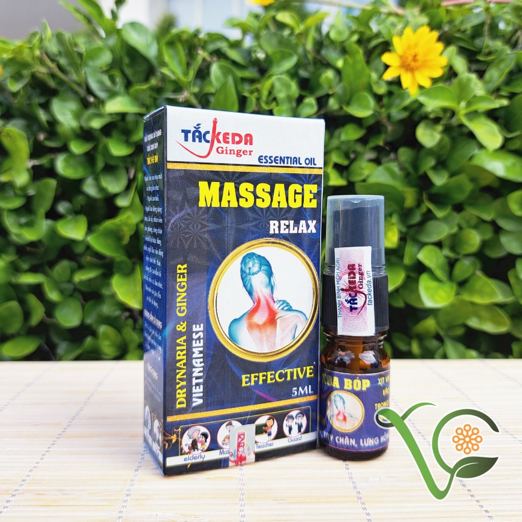 Tinh dầu nano thảo dược Xoa bóp Tắckeda (5ml/30ml)
