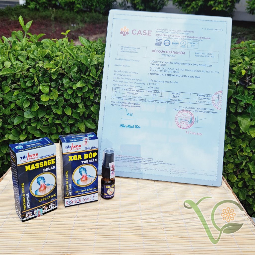 Tinh dầu nano thảo dược Xoa bóp Tắckeda (5ml/30ml)