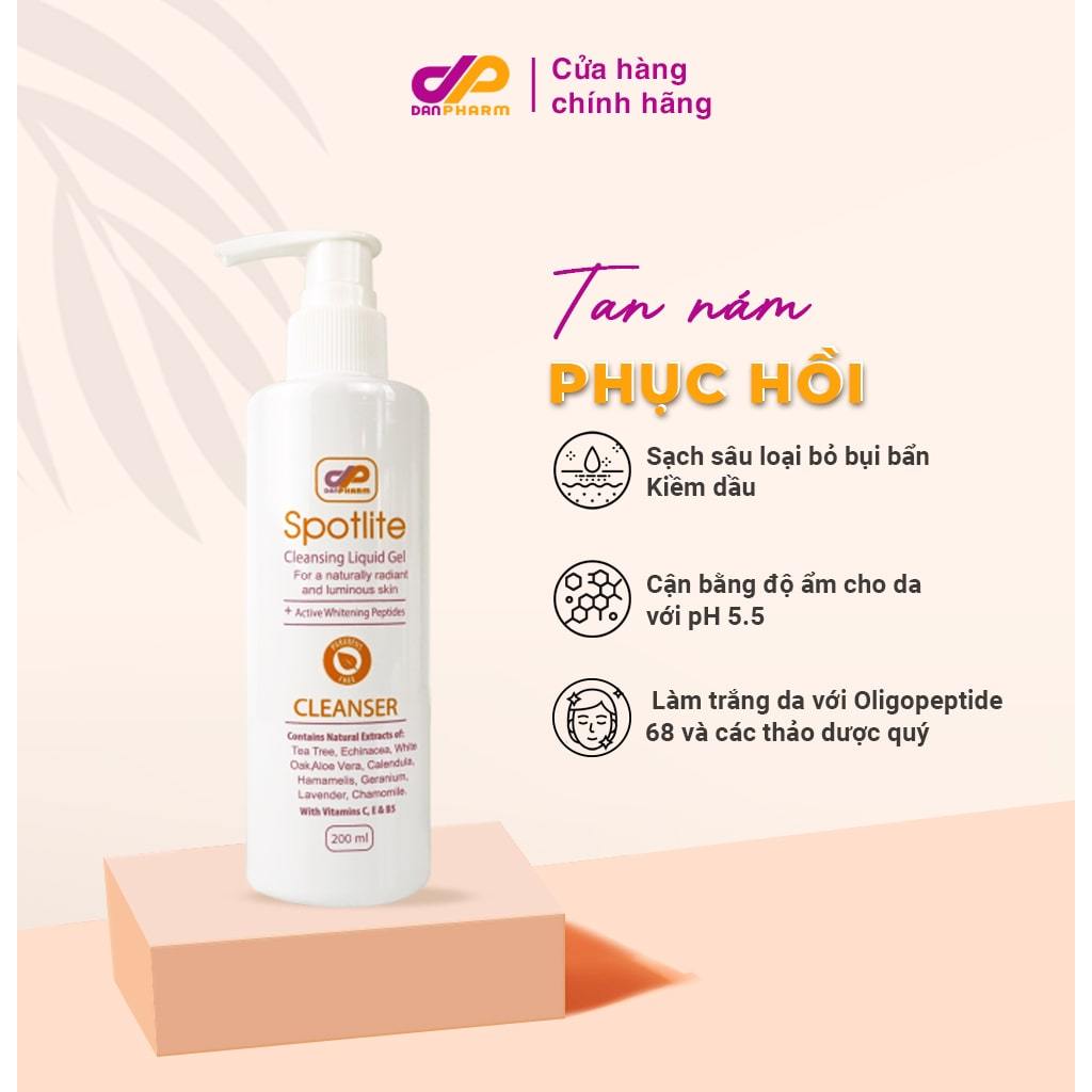 Ảnh Sữa Rửa Mặt Spotlite Cleansing Liquid Gel pH~5 - Nhâp Khẩu Danpharm Israel 1