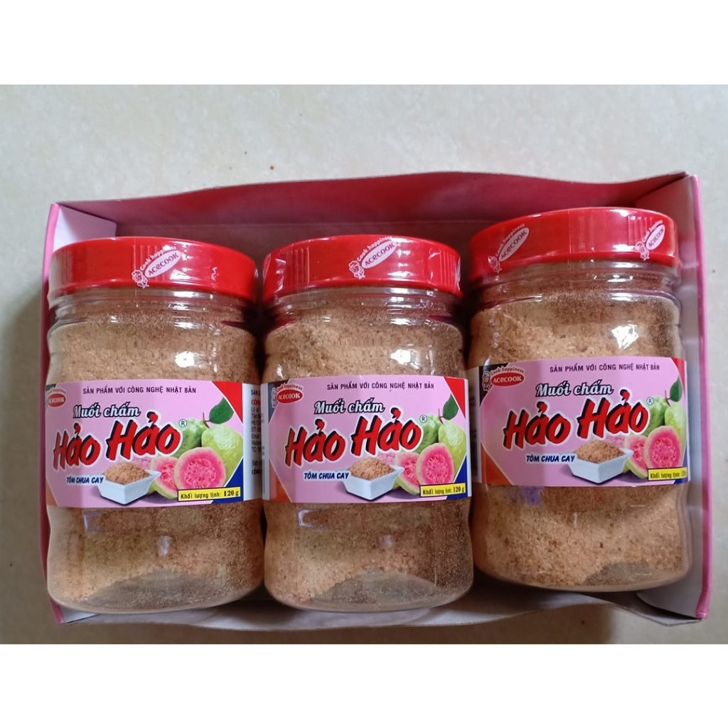 Muối chấm Hảo Hảo tôm chua cay 120gram.