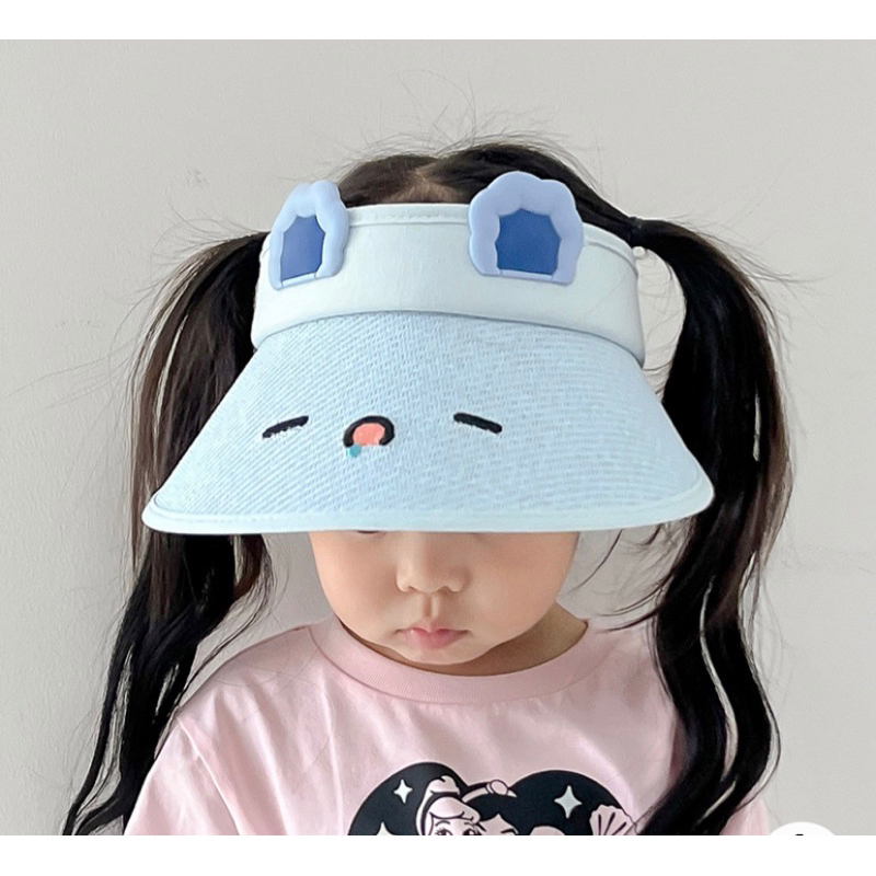 MŨ NỬA ĐẦU CHỐNG TIA UV TAI THỎ CHO BÉ 3-12tuổi