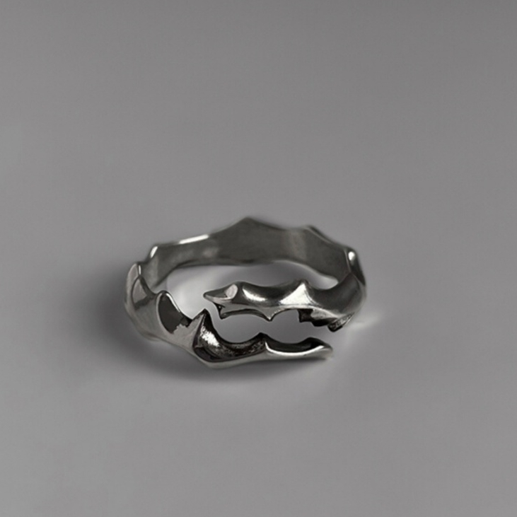 Nhẫn Titan Nam Cá Tính, Nhẫn Unisex Không Gỉ Thời Trang Coolmen Nhiều ...