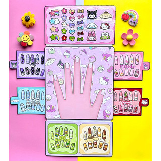Đồ chơi Nail box Sanrio bằng giấy - Búp bê giấy