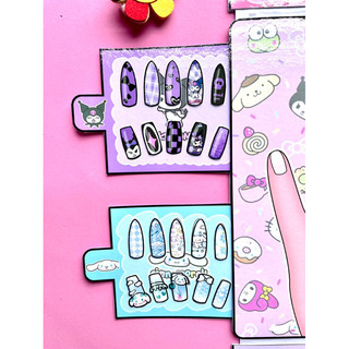 Đồ chơi Nail box Sanrio bằng giấy - Búp bê giấy