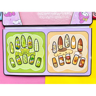 Đồ chơi Nail box Sanrio bằng giấy - Búp bê giấy