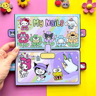 Đồ chơi Nail box Sanrio bằng giấy - Búp bê giấy