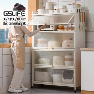 Gslife Kệ Tủ Để Đồ Nhà Bếp Đa Năng-Kệ Lò Vi Sóng Giá Để Đồ Nhà Bếp Kệ Để Đồ Không Gian Rộng