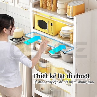 Gslife Kệ Tủ Để Đồ Nhà Bếp Đa Năng-Kệ Lò Vi Sóng Giá Để Đồ Nhà Bếp Kệ Để Đồ Không Gian Rộng
