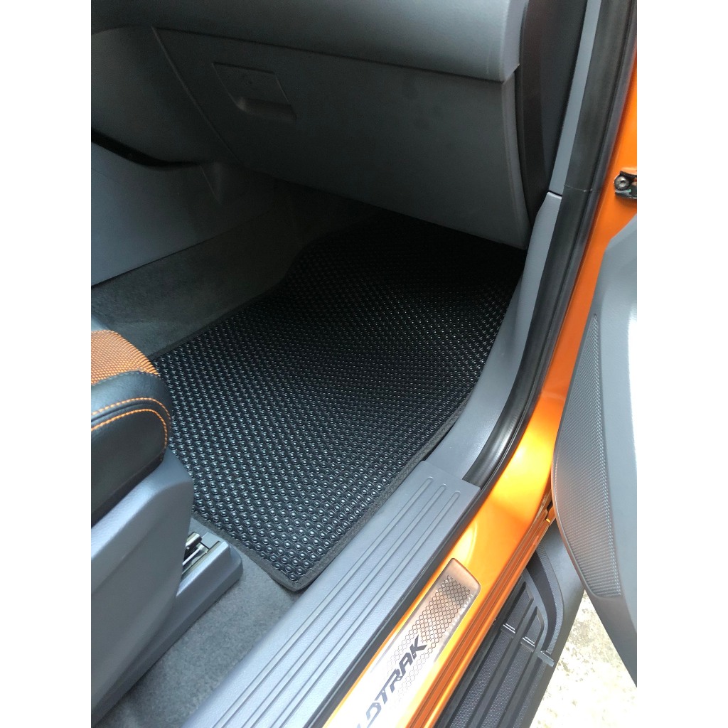 Thảm lót ô tô KATA cho xe Ford Ranger, Mazda BT50 (2013 - 2021) - Khít với sàn, Chống trơn, Không mùi