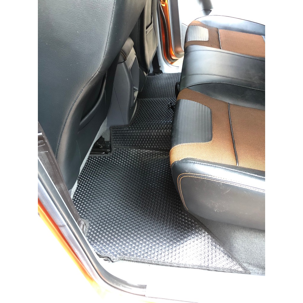 Thảm lót ô tô KATA cho xe Ford Ranger, Mazda BT50 (2013 - 2021) - Khít với sàn, Chống trơn, Không mùi